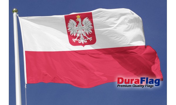 DuraFlag® Poland Crest Premium Quality Flag